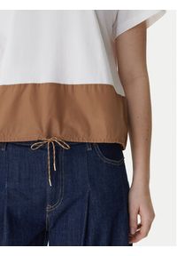 Marella T-Shirt Zorro 2615111141 Beżowy Relaxed Fit. Kolor: beżowy. Materiał: bawełna #5