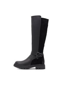 Clara Barson Kozaki DIANA SWS6102-06 Czarny. Kolor: czarny. Materiał: materiał #8