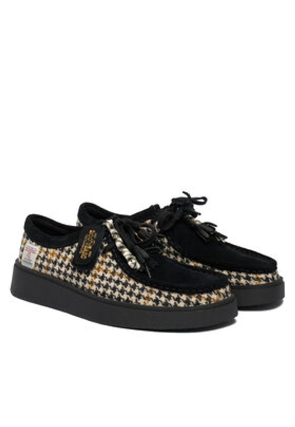 Clarks Półbuty Torview 26184928 Kolorowy. Materiał: materiał. Wzór: kolorowy