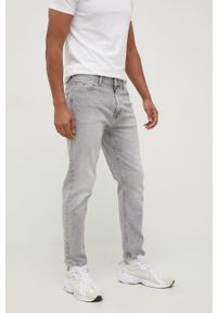 Tommy Jeans jeansy Dad Jean męskie. Kolor: szary