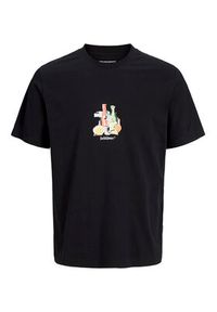 Jack & Jones - Jack&Jones T-Shirt Varenna 12273162 Czarny Regular Fit. Kolor: czarny. Materiał: bawełna #3
