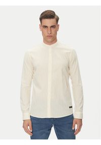 INDICODE Koszula Cari 20-351 Żółty Regular Fit. Kolor: żółty. Materiał: bawełna