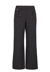Volcano - Szerokie spodnie R-BRI. Okazja: na spotkanie biznesowe. Materiał: poliamid, wiskoza, materiał, tkanina, elastan. Wzór: gładki, prążki. Styl: elegancki, biznesowy #1