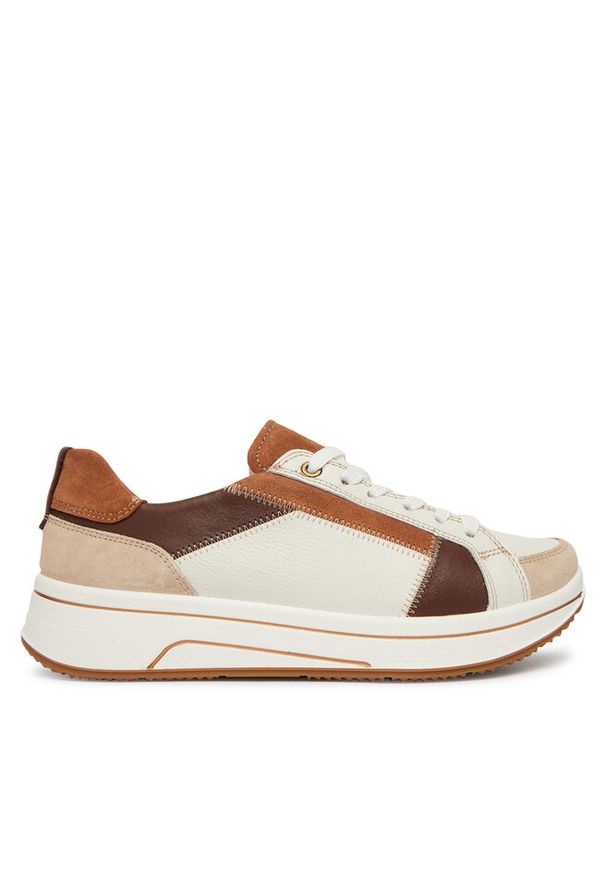 Sneakersy Ara. Kolor: beżowy