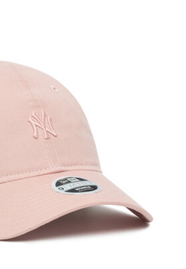 New Era Czapka z daszkiem New York Yankees MLB Mini Washed 9TWENTY 60667469 Różowy. Kolor: różowy. Materiał: materiał, bawełna