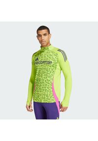 Adidas - Bluuza Generation Predator Training. Kolor: różowy. Materiał: dresówka, materiał