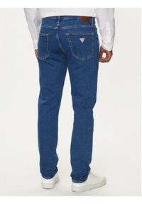 Guess Jeans Jeansy M4YA1C D5DM2 Granatowy Slim Fit. Kolor: niebieski