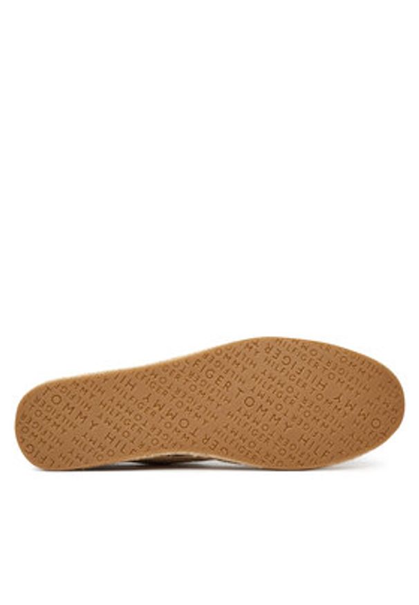 TOMMY HILFIGER - Tommy Hilfiger Espadryle Buckle Maryjane Espadrille FW0FW09239 Brązowy. Kolor: brązowy. Materiał: materiał