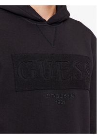 Guess Bluza M3BQ36 K9Z21 Czarny Regular Fit. Kolor: czarny. Materiał: bawełna, syntetyk