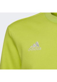 Adidas - Entrada 22 Sweat Top. Kolor: żółty. Materiał: materiał. Sport: piłka nożna