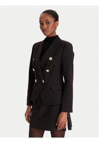 Rinascimento Marynarka CFC0126227003 Czarny Slim Fit. Kolor: czarny. Materiał: syntetyk