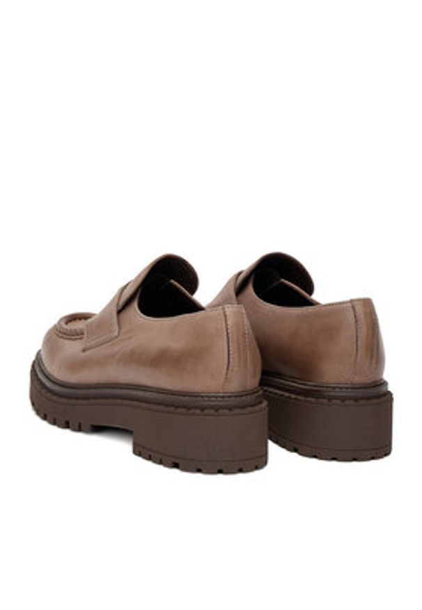 G-Star RAW - G-Star Raw Loafersy EO-DOLUNAY-25FW05 Beżowy. Kolor: beżowy. Materiał: skóra