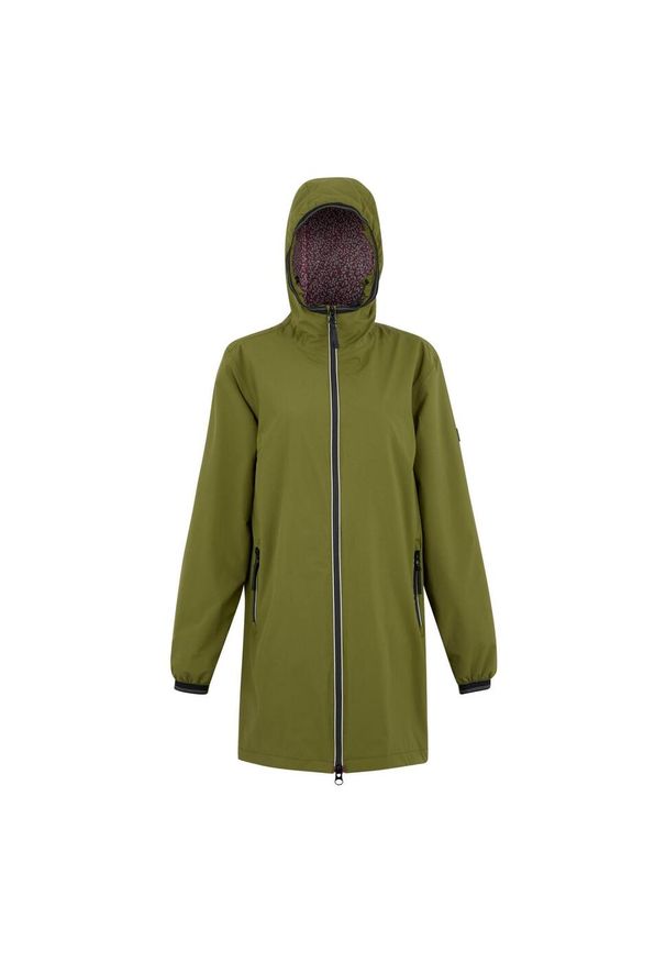 Regatta - Damska Kurtka Wodoodporna Lioka. Kolor: zielony. Sport: turystyka piesza