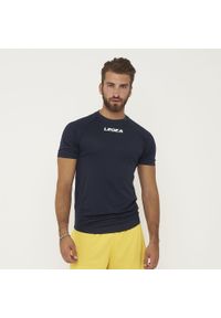 LEGEA - Koszulka multisport treningowa LIPSIA niebieska. Kolor: niebieski. Materiał: poliester. Sport: fitness #1