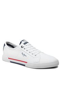 Pepe Jeans Tenisówki Brady Basic PMS30816 Biały. Kolor: biały. Materiał: materiał