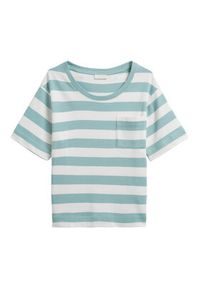 Marc O'Polo T-Shirt 516 2321 51241 Zielony Loose Fit. Typ kołnierza: polo. Kolor: zielony. Materiał: bawełna #4