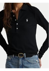 Polo Ralph Lauren Polo 211958949002 Czarny Regular Fit. Typ kołnierza: polo. Kolor: czarny. Materiał: bawełna #3