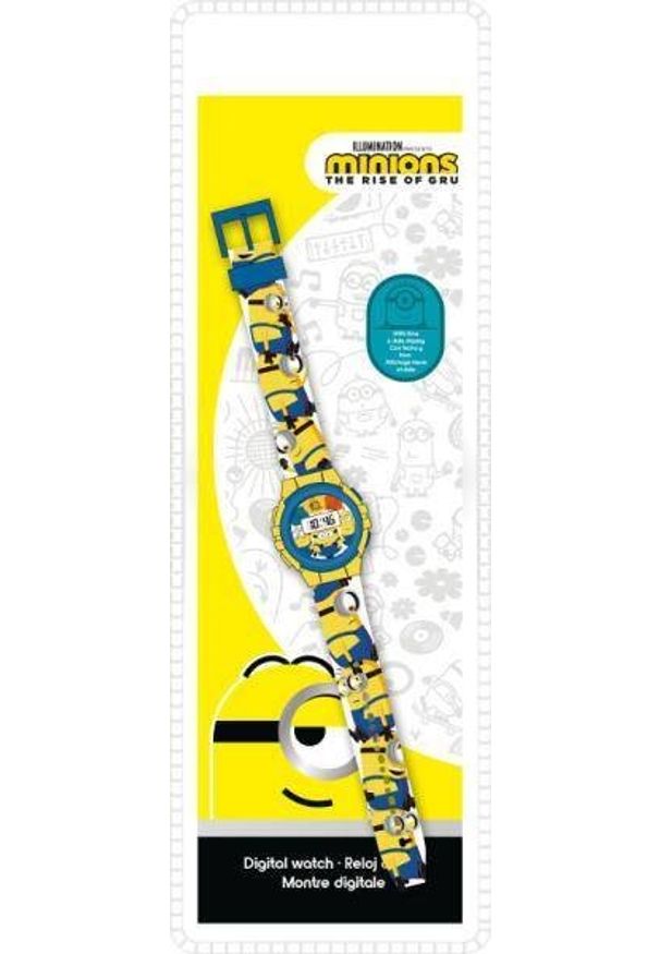 Kids Euroswan Zegarek cyfrowy KE02 Minionki MS10013 Kids Euroswan. Rodzaj zegarka: cyfrowe