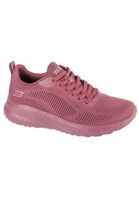 skechers - Buty sportowe Sneakersy damskie, Bobs Squad Chaos - Face Off. Kolor: fioletowy. Sport: turystyka piesza