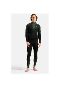 Spodnie Odlo BL BOTTOM long PERFORMANCE WARM BLACKCOMB. Kolor: zielony. Sport: turystyka piesza