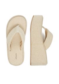 DeeZee Japonki CT0718-1 Beżowy. Kolor: beżowy. Materiał: materiał #1
