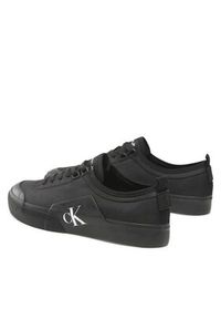 Calvin Klein Jeans Trampki Skater Vulc Laceup Low Ny YM0YM00459 Czarny. Kolor: czarny. Materiał: materiał