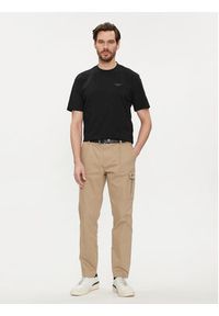 Aeronautica Militare T-Shirt 241TS2065J592 Czarny Regular Fit. Kolor: czarny. Materiał: bawełna