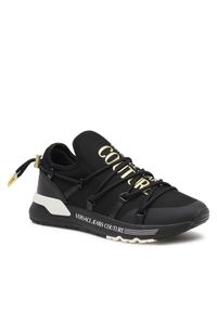 Sneakersy Versace Jeans Couture. Kolor: czarny. Materiał: materiał #1