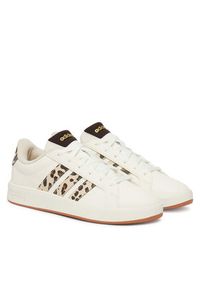 Adidas - adidas Sneakersy Grand Court 3.0 Shoes Junior KJ4849 Biały. Kolor: biały. Materiał: skóra #6