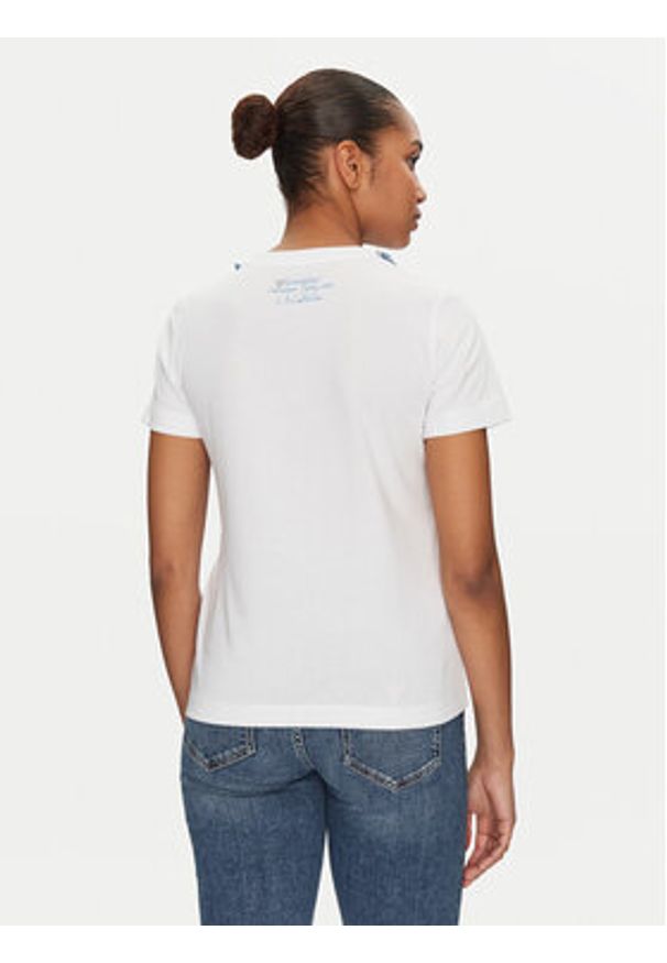 Guess T-Shirt W5GI03 I3Z14 Biały Regular Fit. Kolor: biały. Materiał: bawełna