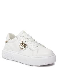Pinko Sneakersy Yoko 01 SS0003 P014 Biały. Kolor: biały. Materiał: skóra #5