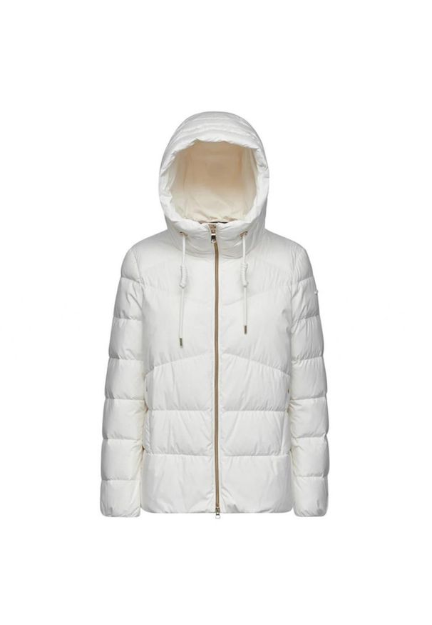 Geox - Kurtka GEOX W DALYLA M Biały. Kolor: biały. Materiał: tkanina