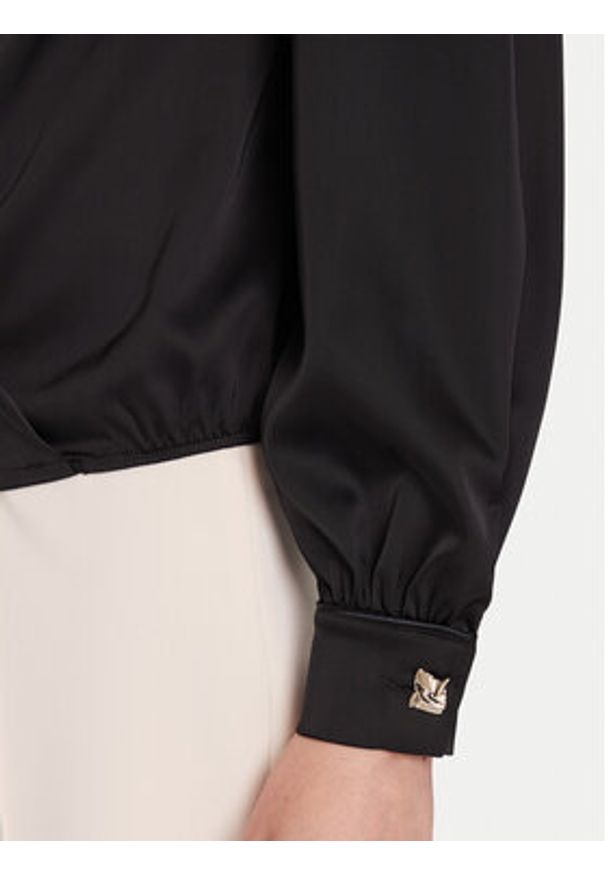 Rinascimento Koszula CFC0125148003 Czarny Regular Fit. Kolor: czarny. Materiał: syntetyk