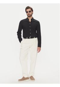 Lindbergh Koszula 30-203344B Czarny Relaxed Fit. Kolor: czarny. Materiał: bawełna #5