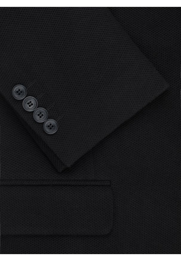 Pako Lorente - PAKO LORENTE - Czarna marynarka z dzianiny. Kolor: czarny. Materiał: dzianina. Sezon: jesień