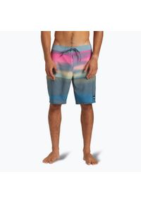 Szorty kąpielowe męskie Quiksilver Highline Straight Leg 19". Kolor: niebieski