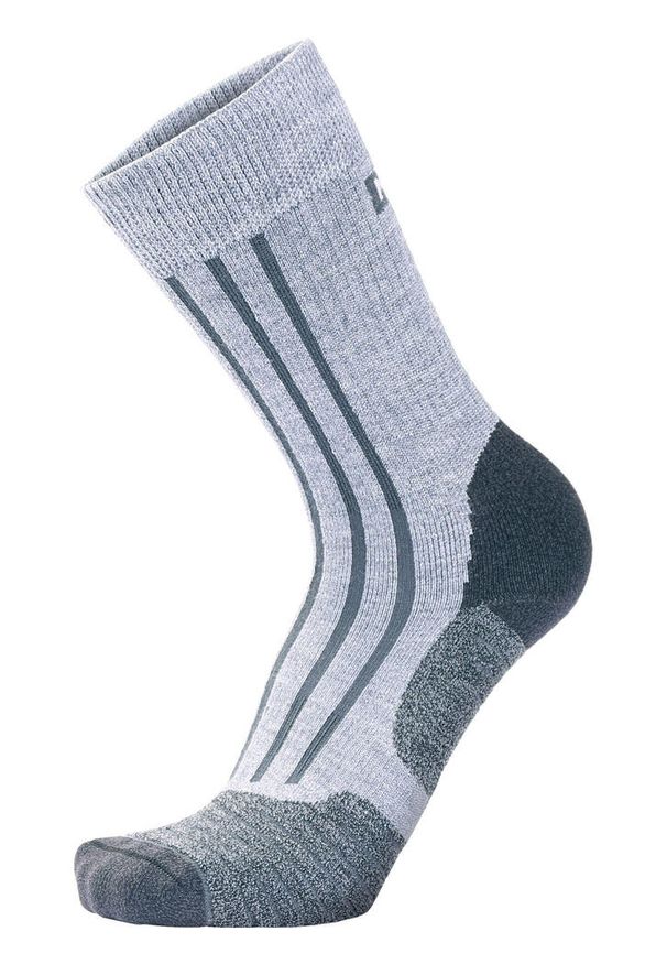 MEINDL - Skarpety trekkingowe męskie Meindl MT6 Lady z wełną Merino. Kolor: szary. Materiał: wełna. Sport: turystyka piesza