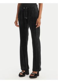 Juicy Couture Spodnie dresowe Tina JCWBJ126327 Czarny Straight Leg. Kolor: czarny. Materiał: syntetyk #1