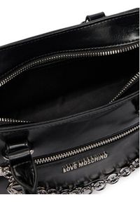 Love Moschino - LOVE MOSCHINO Torebka JC4277PP0OK1100A Czarny. Kolor: czarny. Materiał: skórzane #4