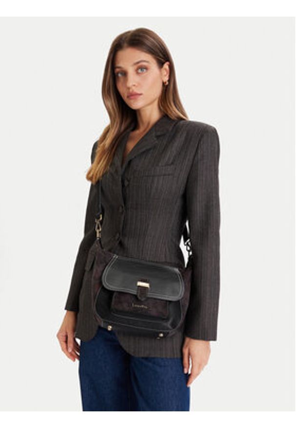 Laura Vita Torebka Sac Barna 04 Czarny. Kolor: czarny. Materiał: skórzane