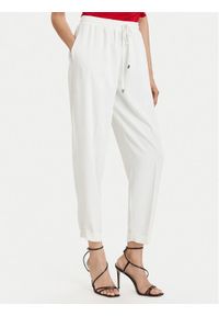 ACCESS FASHION Spodnie materiałowe 63-5101-183 Biały Regular Fit. Kolor: biały. Materiał: syntetyk #1