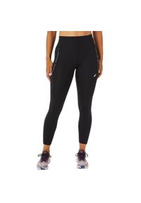 Asics - Leginsy fitness damskie ASICS Race High Waist Tight. Stan: podwyższony. Kolor: czarny. Materiał: poliester. Sport: fitness