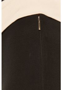 Lauren Ralph Lauren - Spodnie. Kolor: czarny. Materiał: bawełna, materiał, wiskoza, elastan, tkanina. Wzór: gładki #3