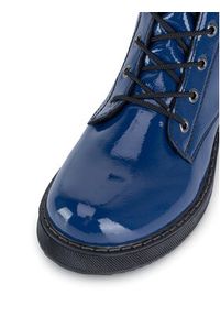 Rieker Trzewiki 72010-15 Niebieski. Kolor: niebieski. Materiał: materiał #3