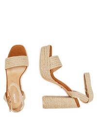 DeeZee Espadryle KL-F20074-36 Beżowy. Kolor: beżowy. Materiał: materiał #4