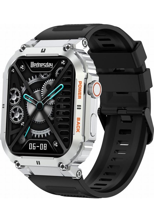 Smartwatch Gravity GT6-5 Czarny. Rodzaj zegarka: smartwatch. Kolor: czarny