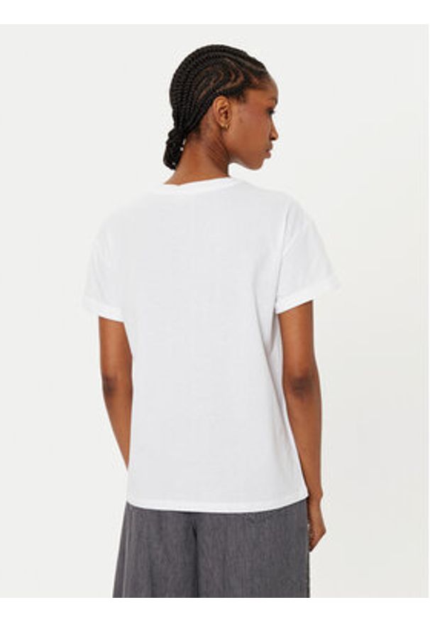 Liu Jo T-Shirt WA5145 J4893 Biały Regular Fit. Kolor: biały. Materiał: bawełna