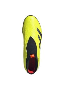 Adidas - Buty piłkarskie adidas Predator League Ll Tf IF1024 żółte. Kolor: żółty. Materiał: syntetyk, guma. Sport: piłka nożna #4