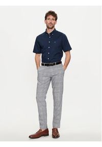 Bugatti Chinosy 4380 56213A Niebieski Slim Fit. Kolor: niebieski. Materiał: lyocell #4