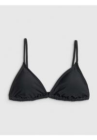 4f - 4F Góra od bikini damska - czarna XL. Kolor: czarny. Materiał: materiał #1